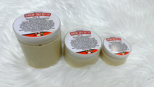 100% Raw African Shea Butter for intensive hair and skin moisture