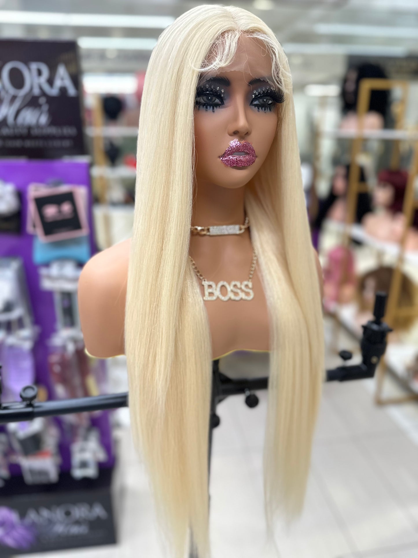 Premium Synthetic Lace Front Wigs - Silky Straight 24" and 32"