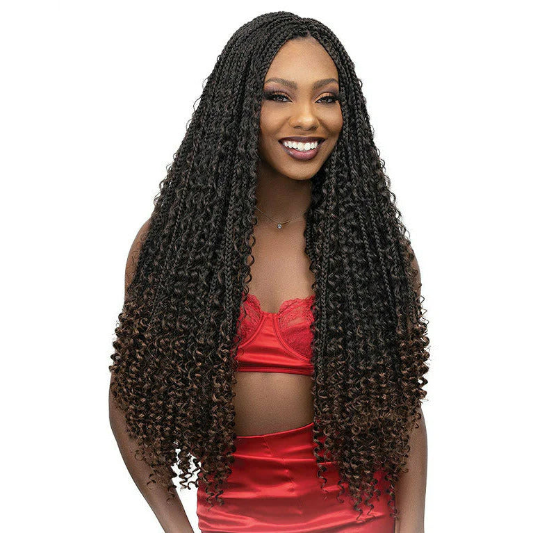 COLOR 30 Janet Collection Nala Tress Synthetic Crochet Braids - 3X Messy Box Braid 26"