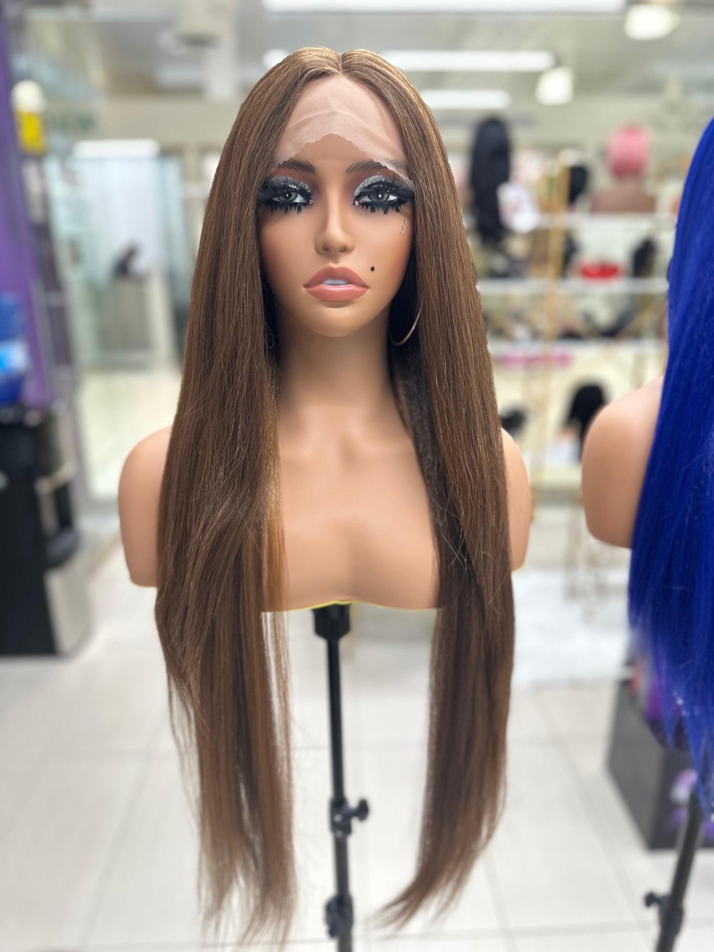 Premium Synthetic Lace Front Wigs - Silky Straight 24" and 32"