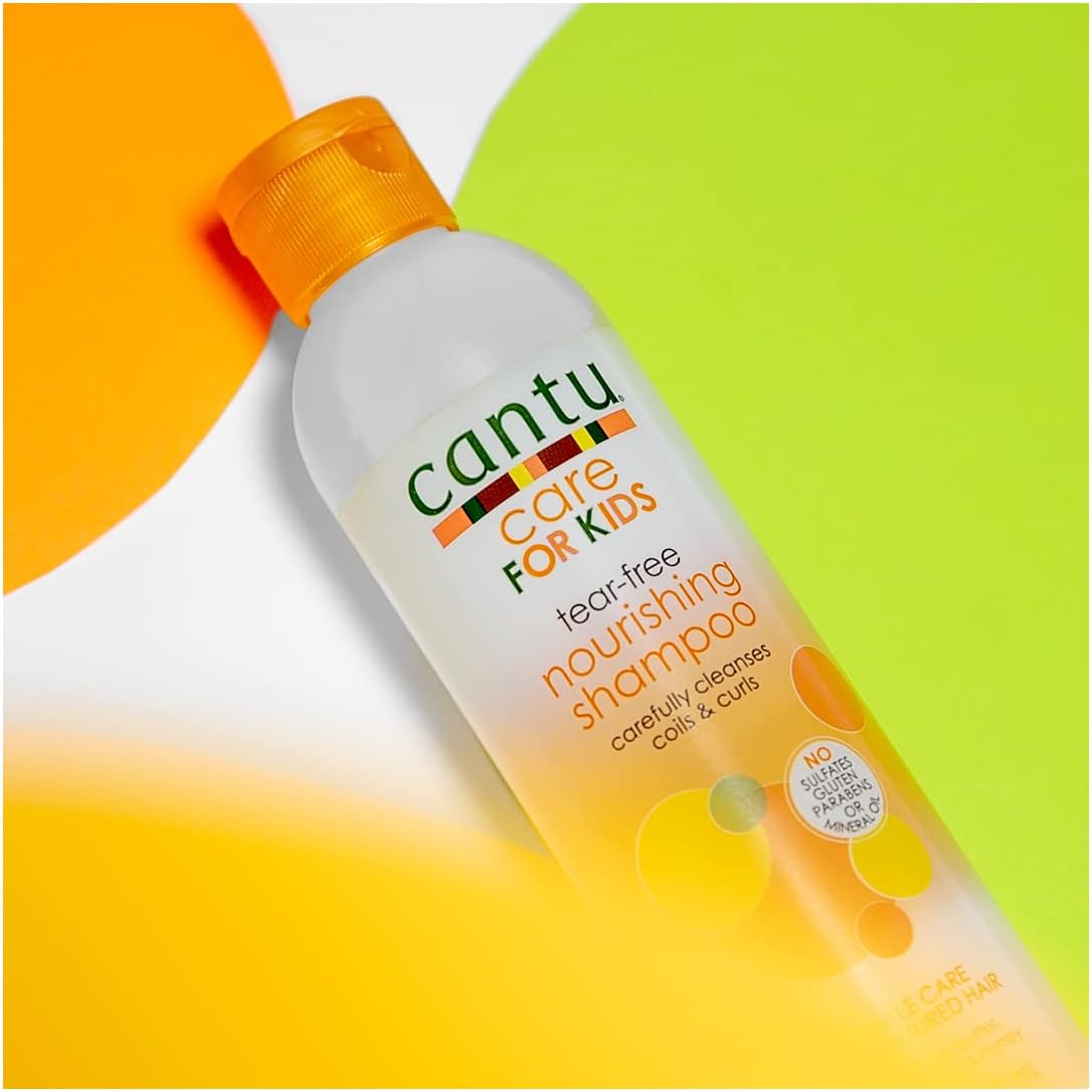 KIDS Cantu Care for Kids Tear-Free Nourishing Shampoo, 8 Fluid Ounce