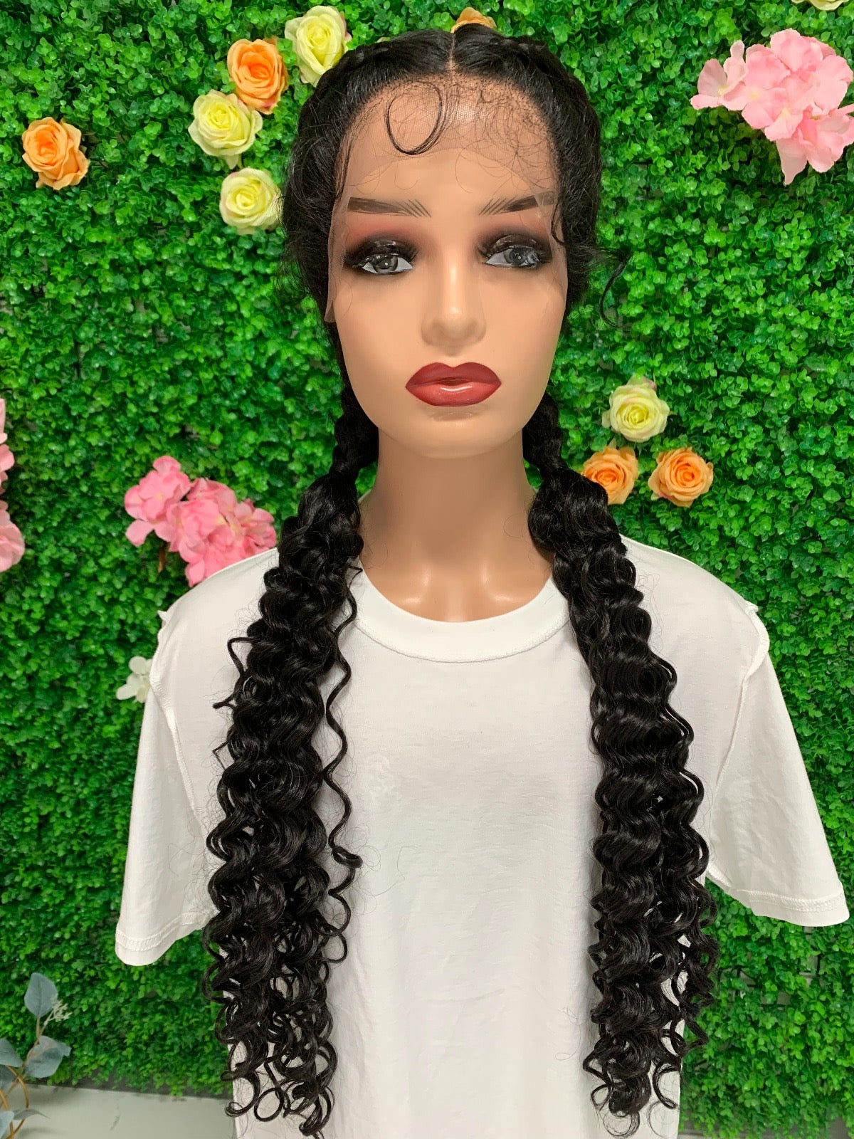 2 Jumbo Cornrow Wig