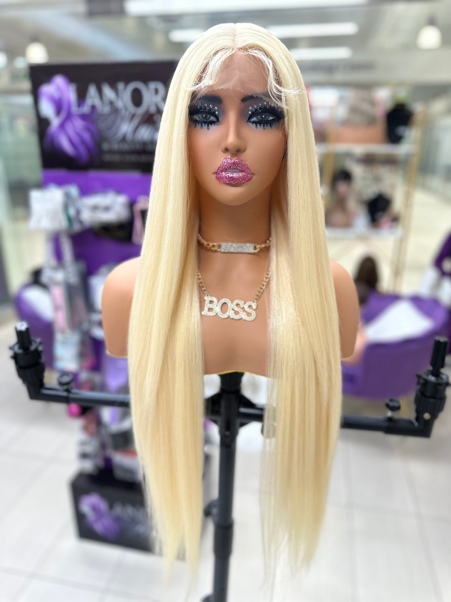 Premium Synthetic Lace Front Wigs - Silky Straight 24" and 32"