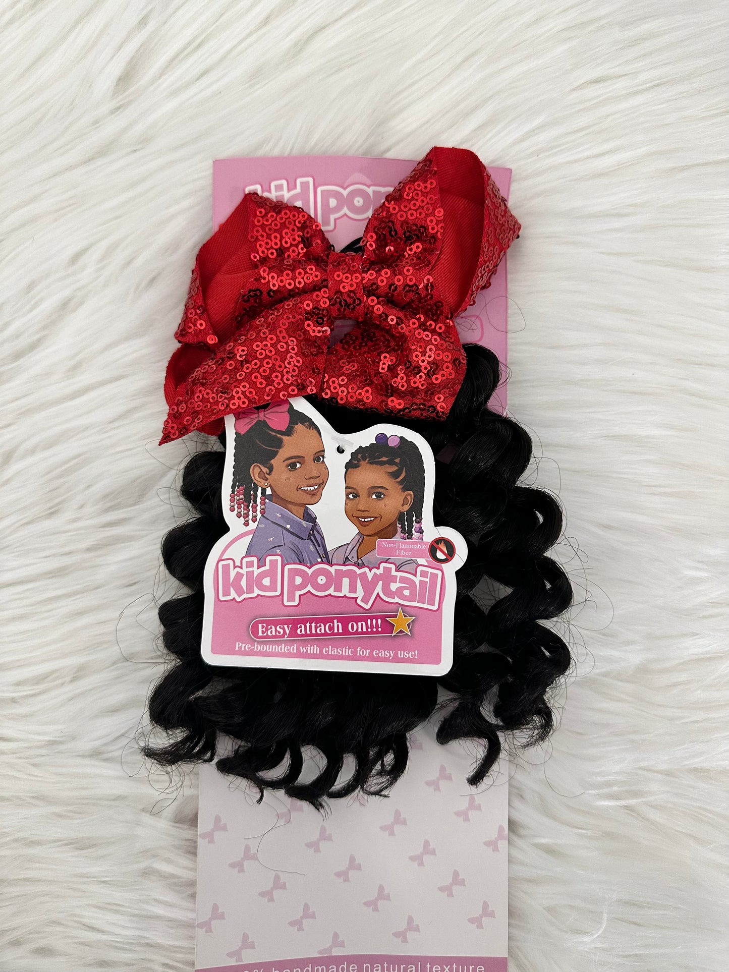 LOOSE WAVE CURLY KIDS  PONYTAIL