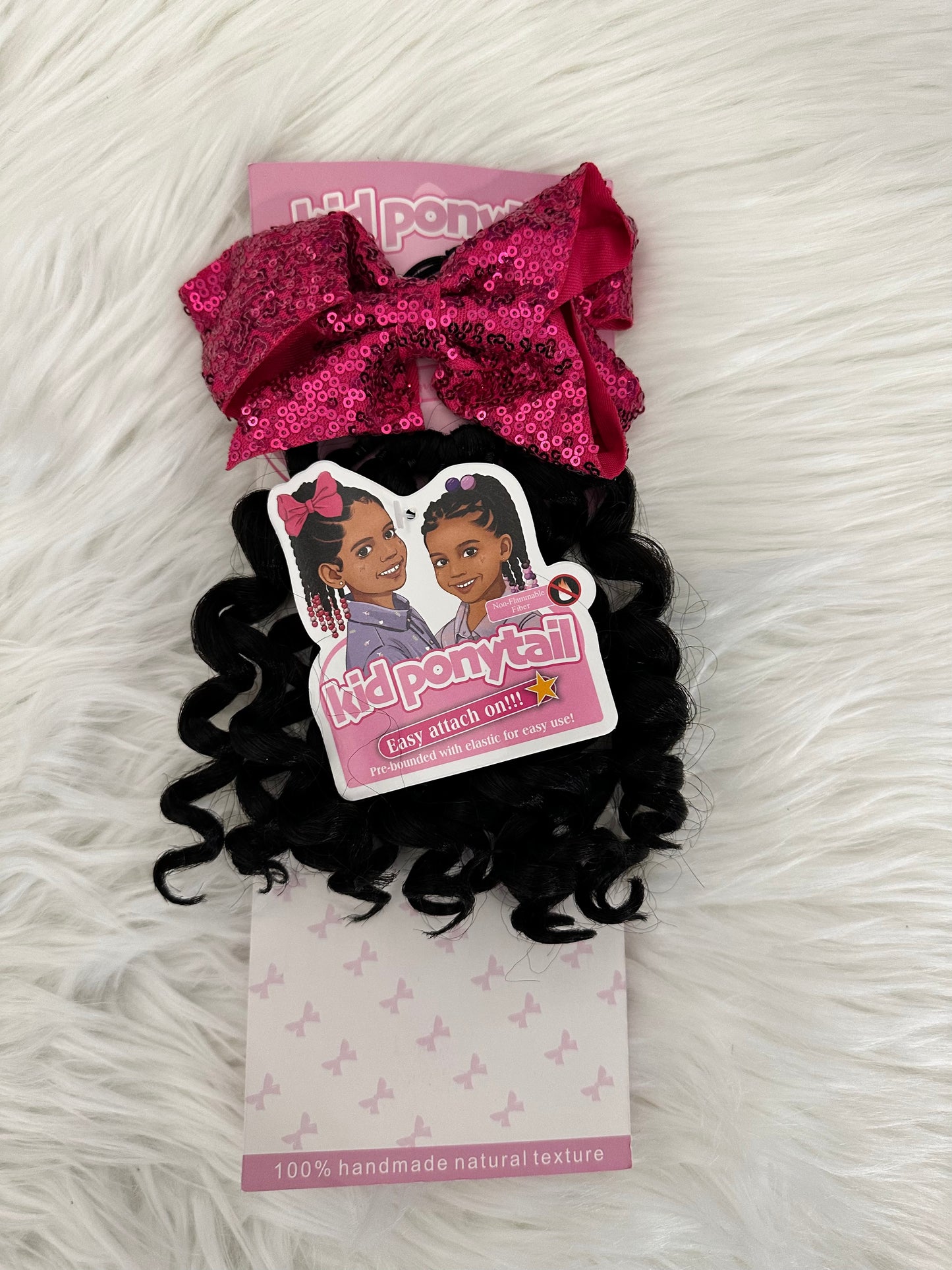 LOOSE WAVE CURLY KIDS  PONYTAIL