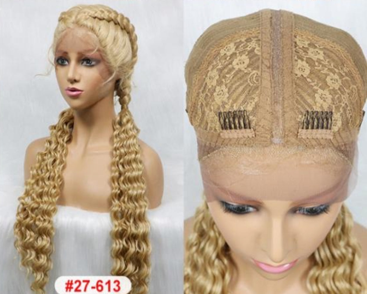 2 Jumbo Cornrow Wig