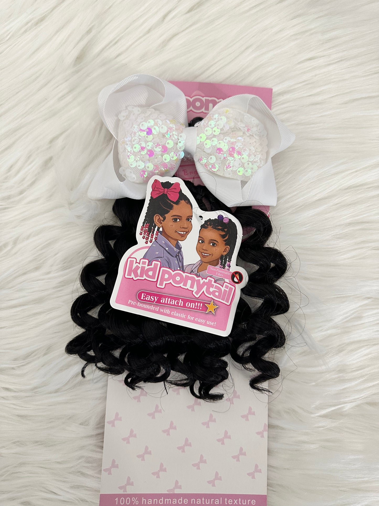 LOOSE WAVE CURLY KIDS  PONYTAIL