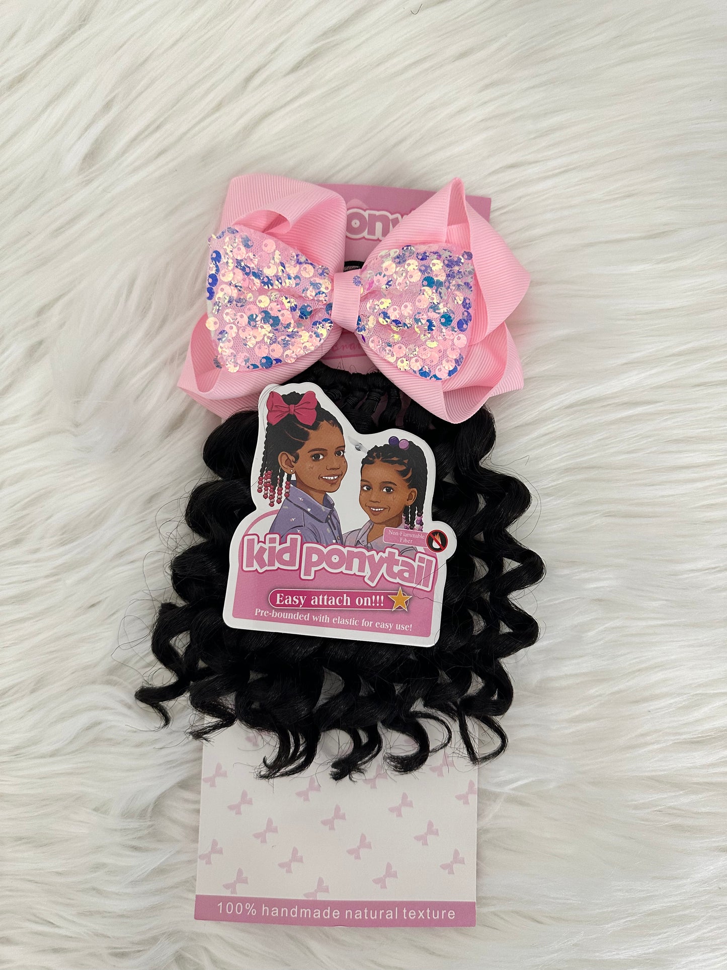 LOOSE WAVE CURLY KIDS  PONYTAIL