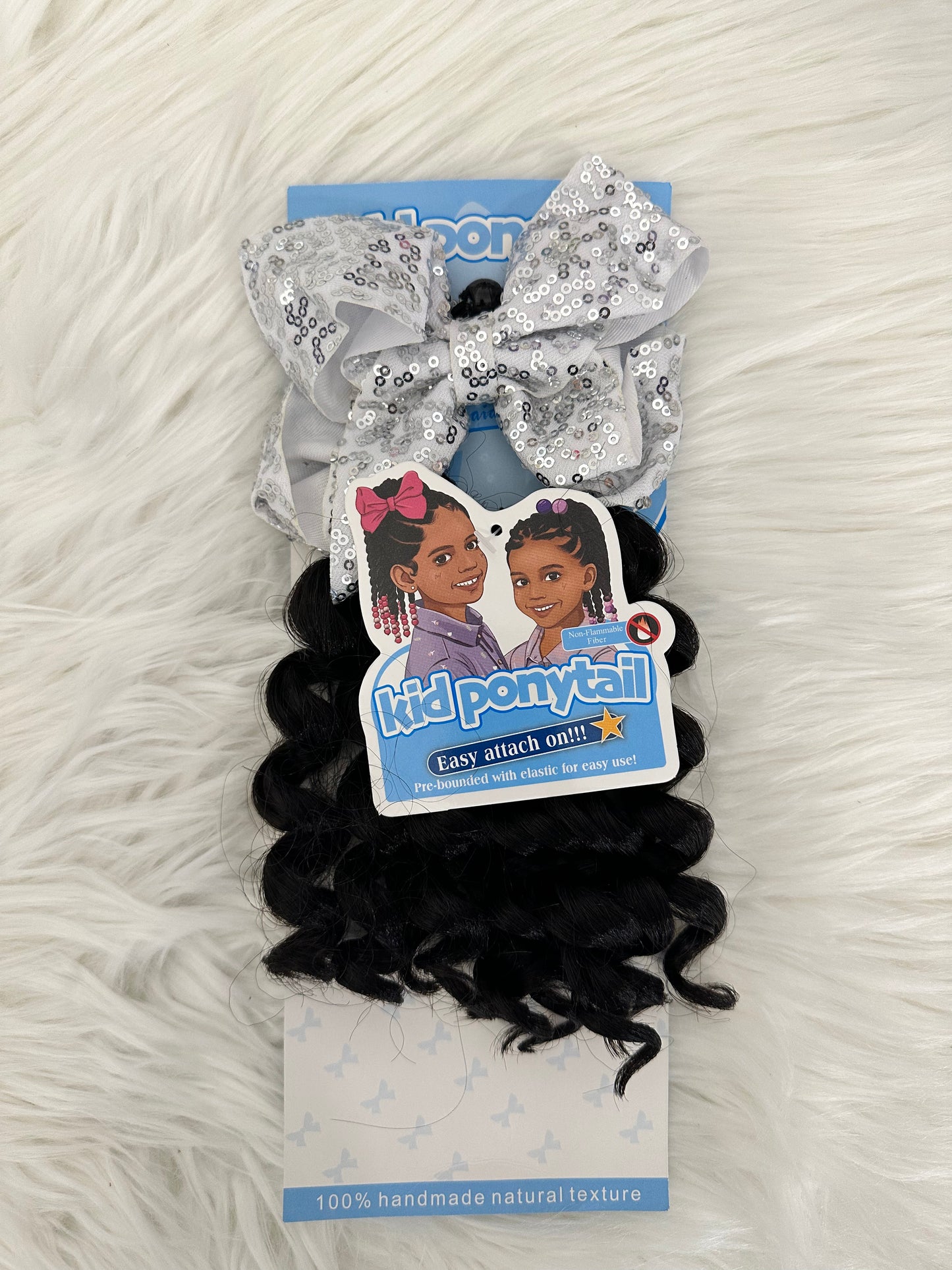 LOOSE WAVE CURLY KIDS  PONYTAIL