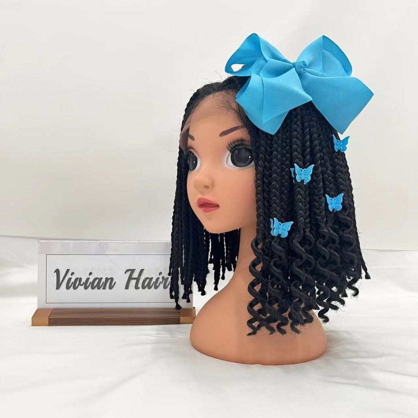 BUTTERFLY KIDS BRAIDS PONYTAIL