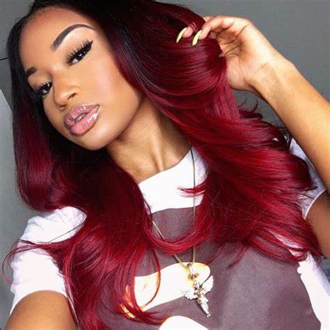 180% DENSITY - 100% Brazilian Human Hair - 180% BODY WAVE Red Color Transparent lace pre-plucked