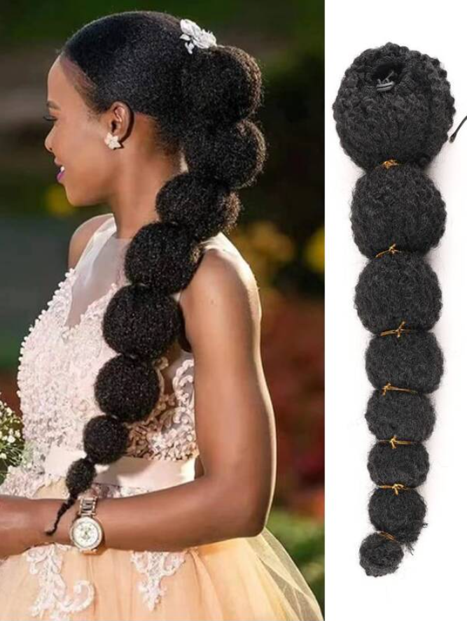 Bubble Braid Drawstring Ponytail - 18" and 24"